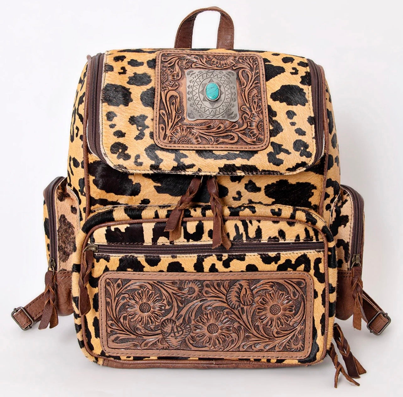 Leopard HOH Leather BAG/backpack AD