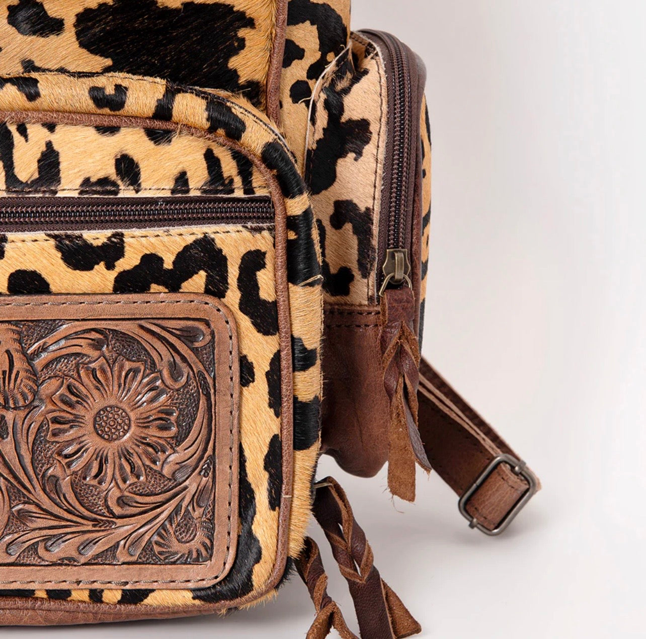 Leopard HOH Leather BAG/backpack AD