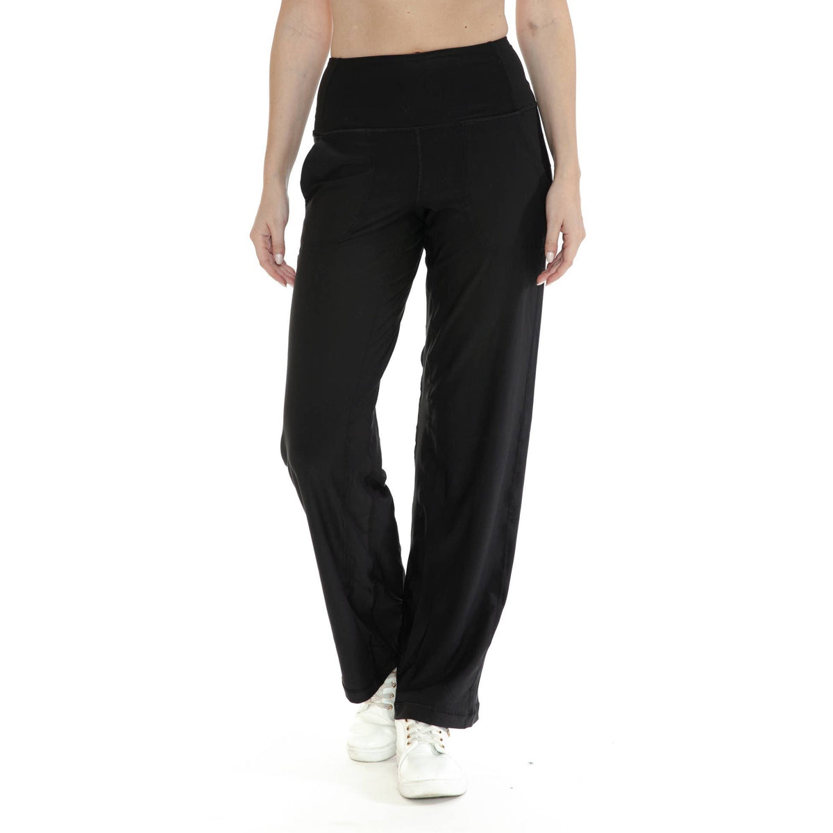 Navy Wide Leg Activewear Pants