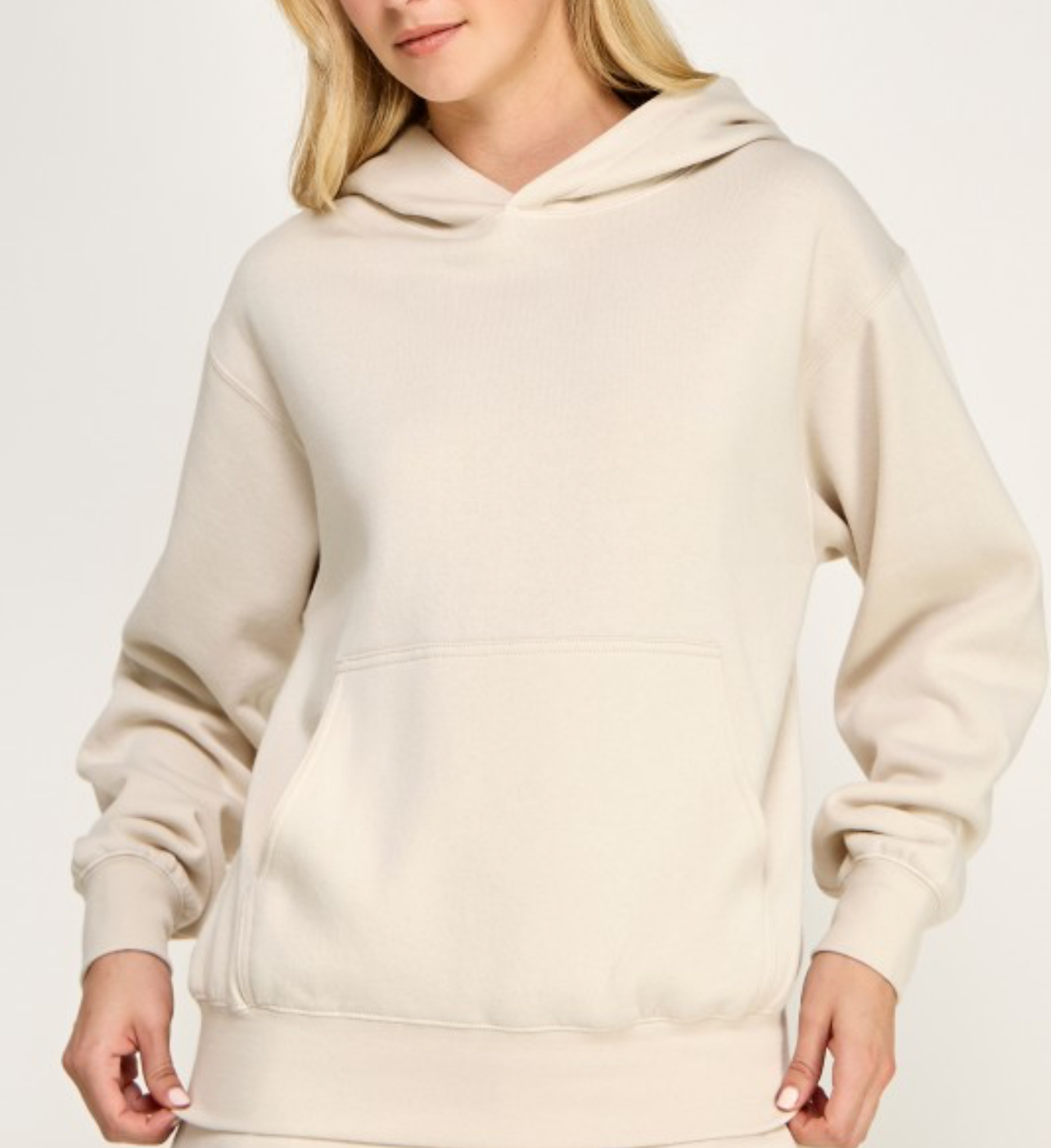 Basic Beige Hoodie