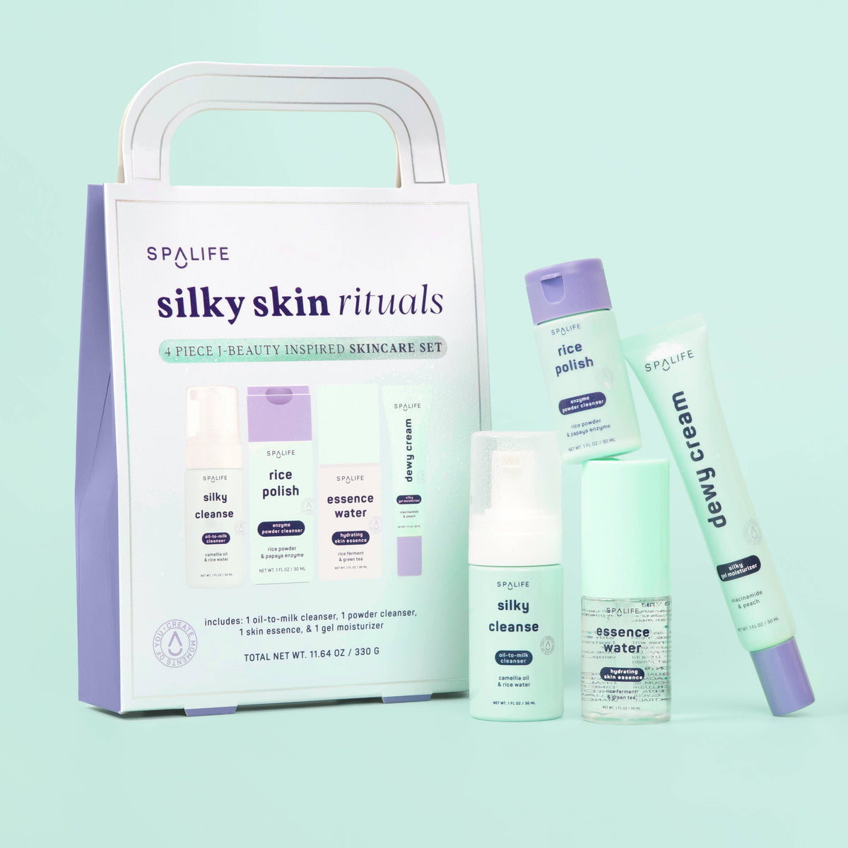 My Spa Life - Silky Skin Rituals 4pc K-Beauty Inspired Skincare Gift Set