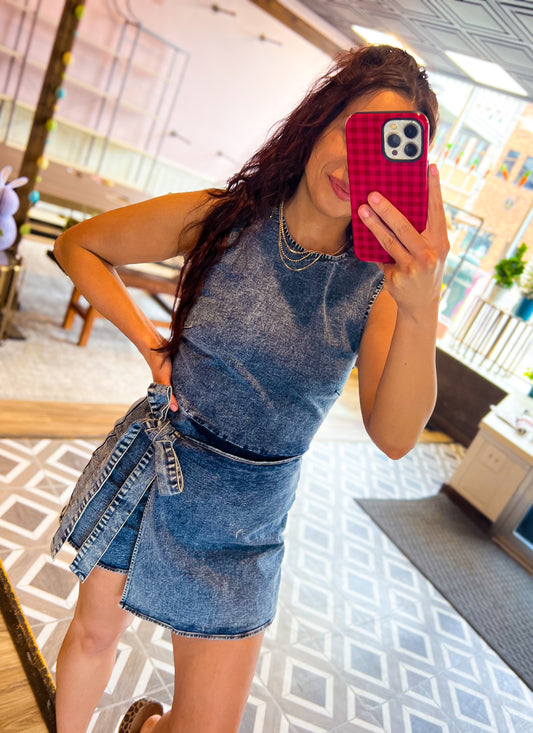 Denim dream romper