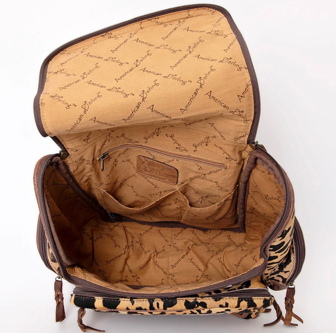 Leopard HOH Leather BAG/backpack AD