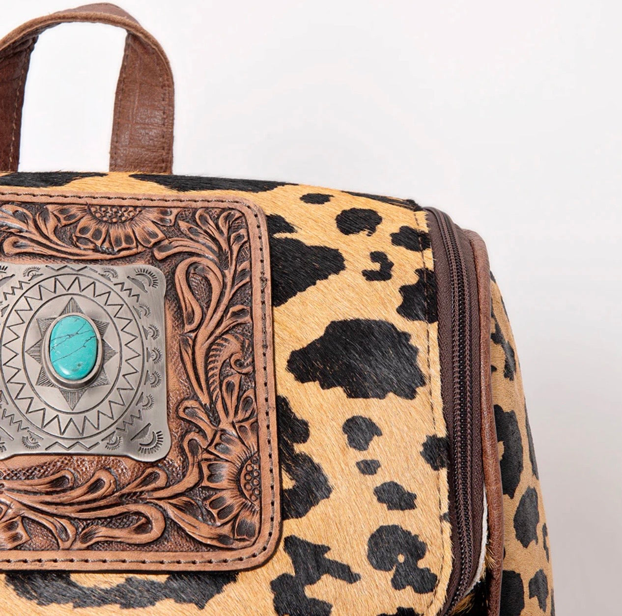 Leopard HOH Leather BAG/backpack AD