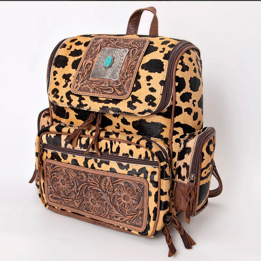 Leopard HOH Leather BAG/backpack AD