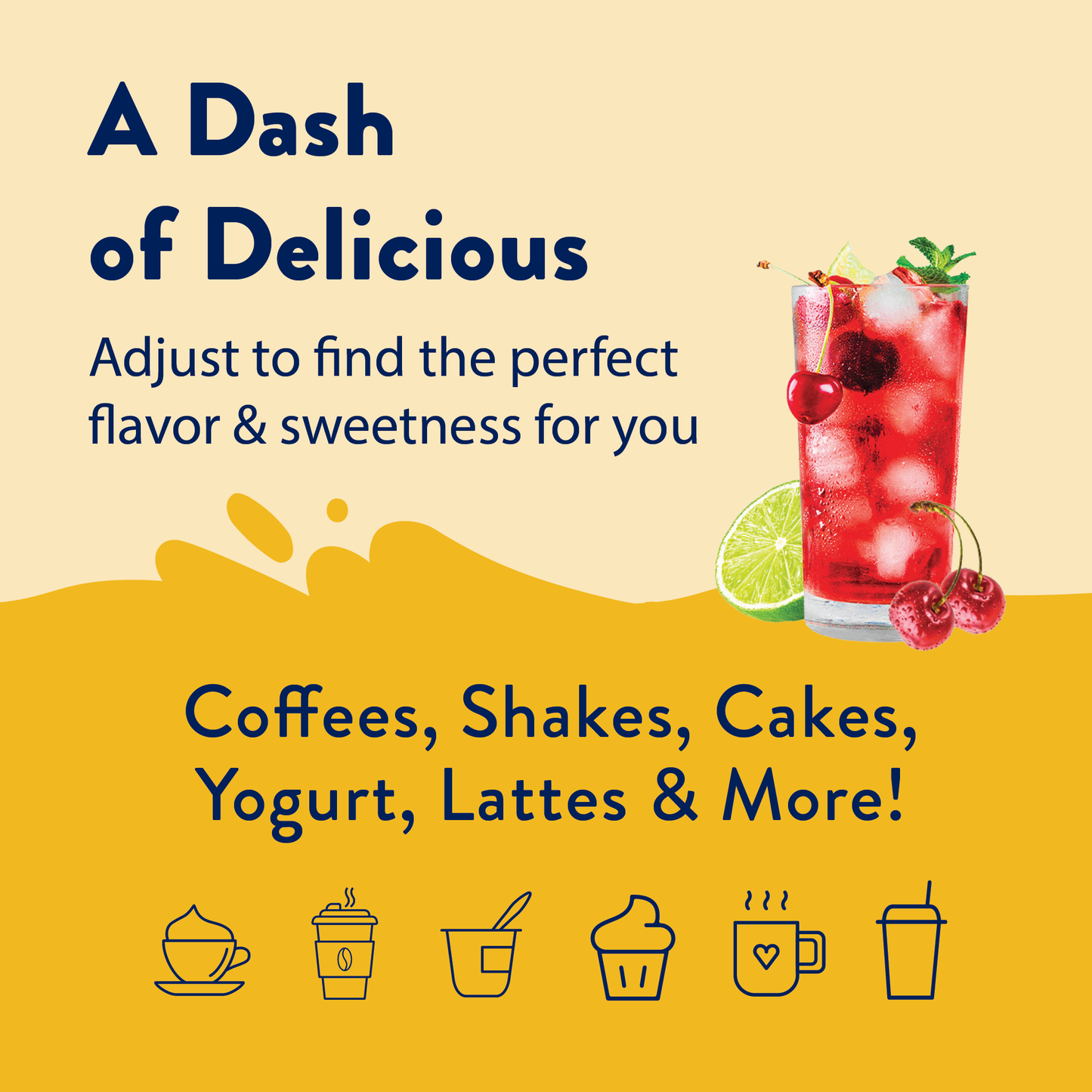 Jordan's Skinny Mixes - Flavor Burst - Sugar Free Cherry + Antioxidant